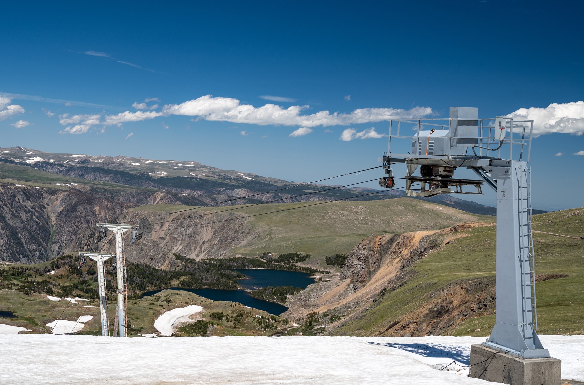 Beartooth Basin summer skiing in Montana