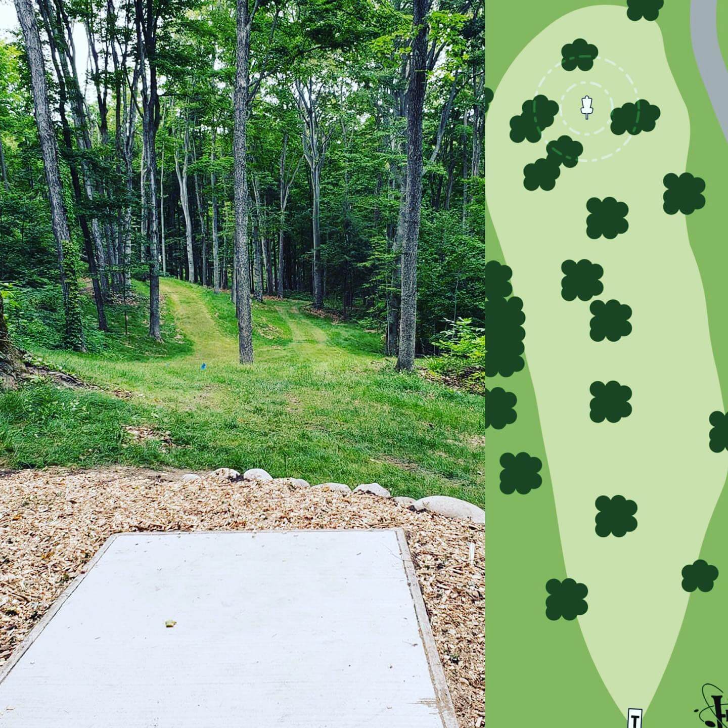 Hickory Hills Disc Golf Course in Traverse City Michigan