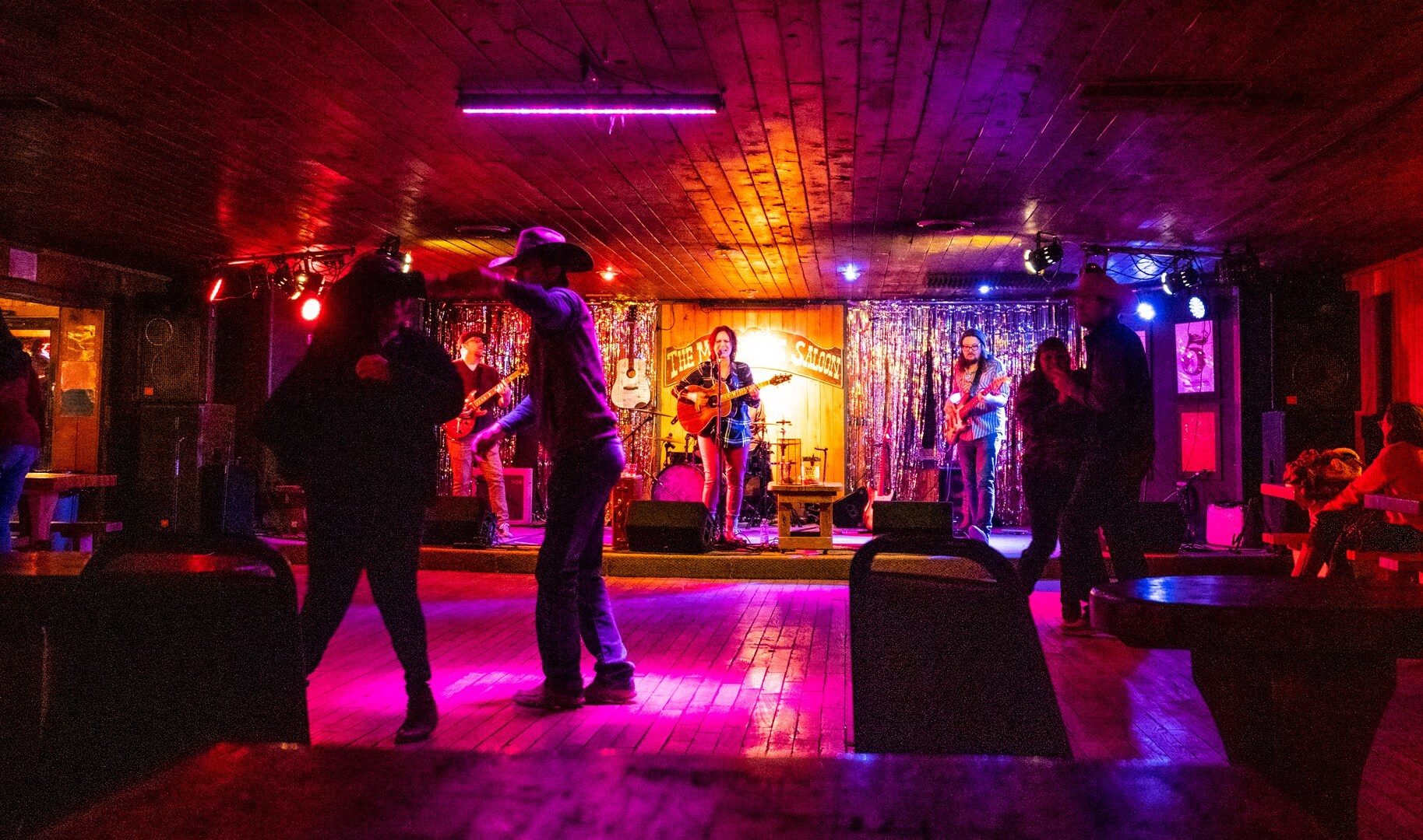 Band playing at Motherlode Saloon one of the most important things to do in Red River NM