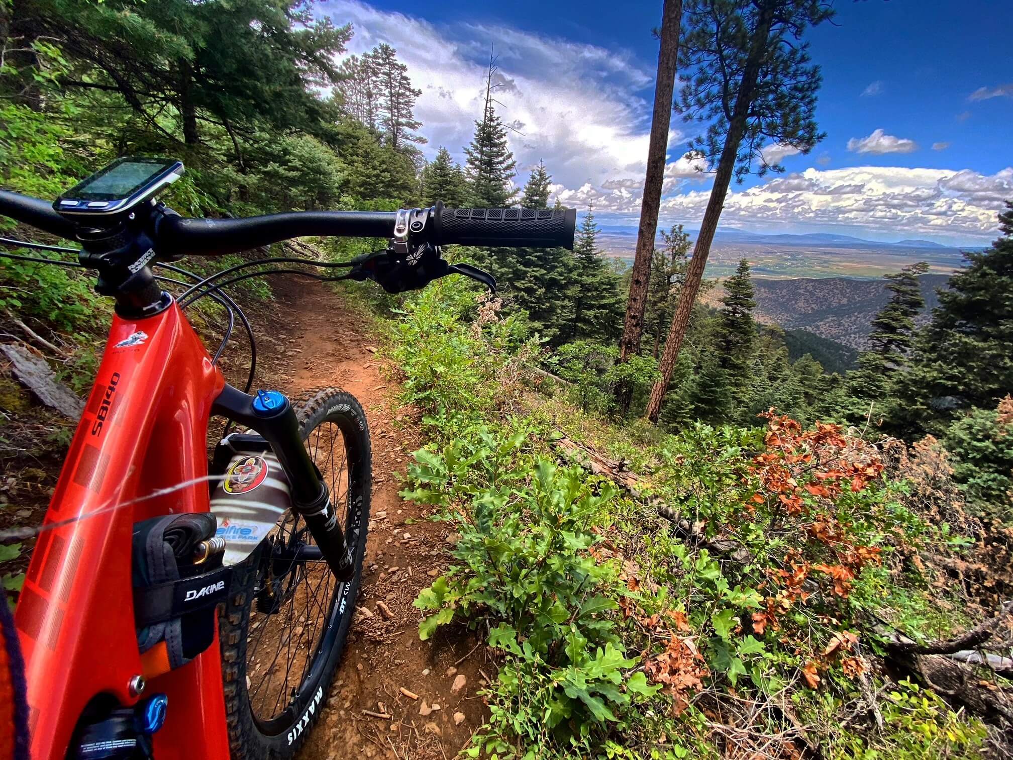 South Boundary mtb trail in New Mexico