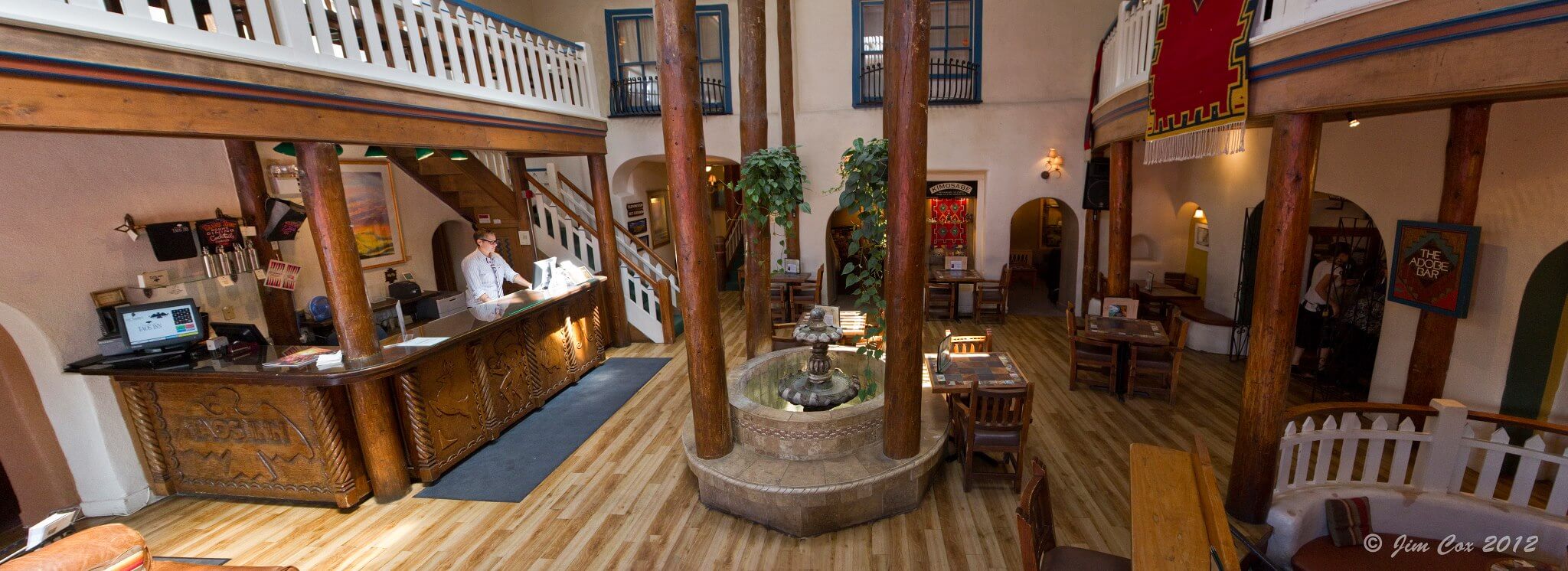 reception of the Historic Taos Inn