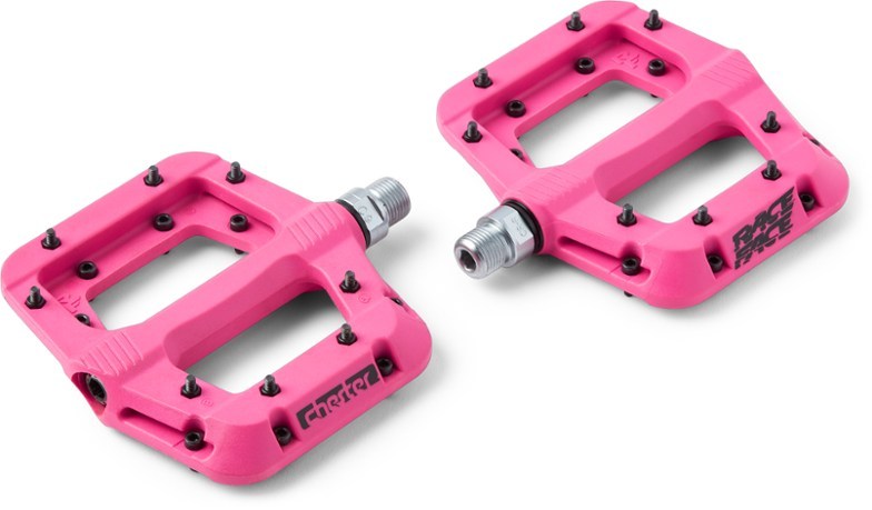 hot pink mountain bike pedals