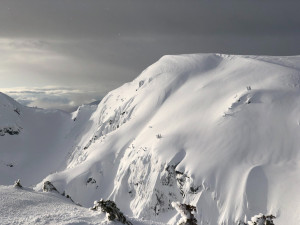 Steep terrain at Northern Escape Heli