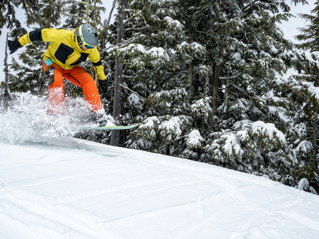 Bend Oregon in April means powder