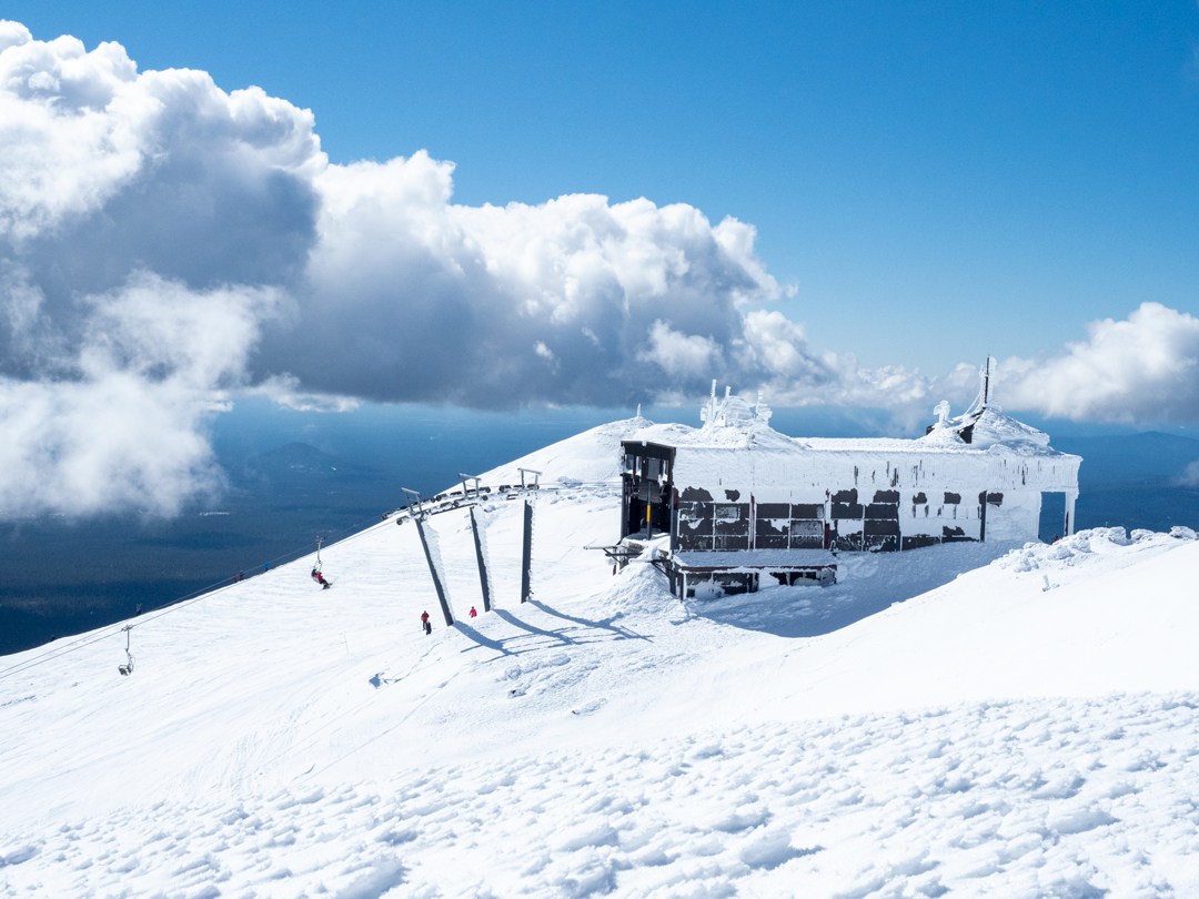 Summit Chairlift on a sunny spring day