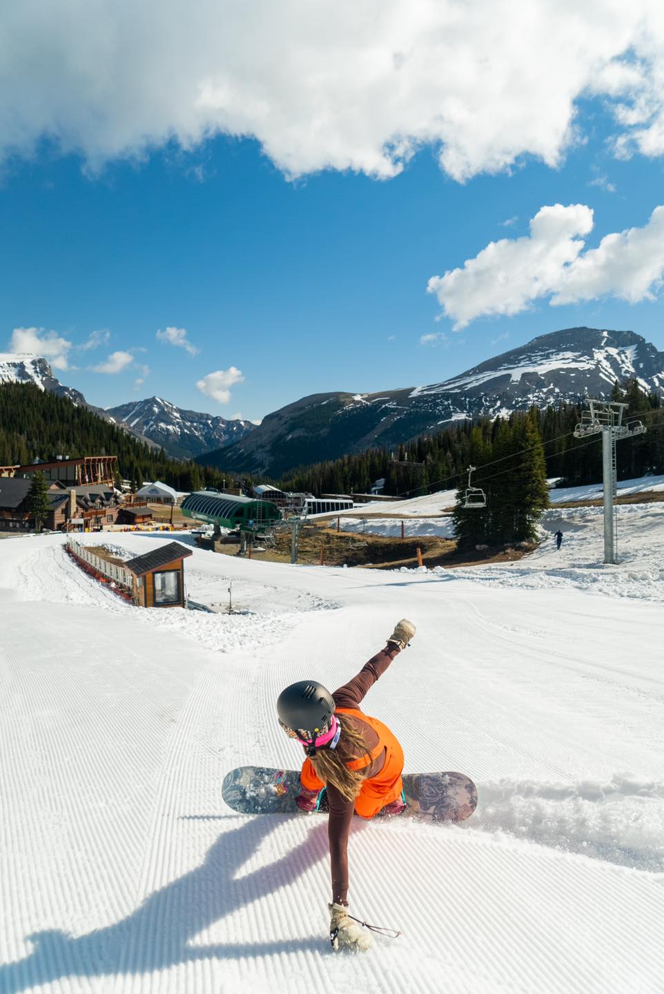 Summer skiing in Banff