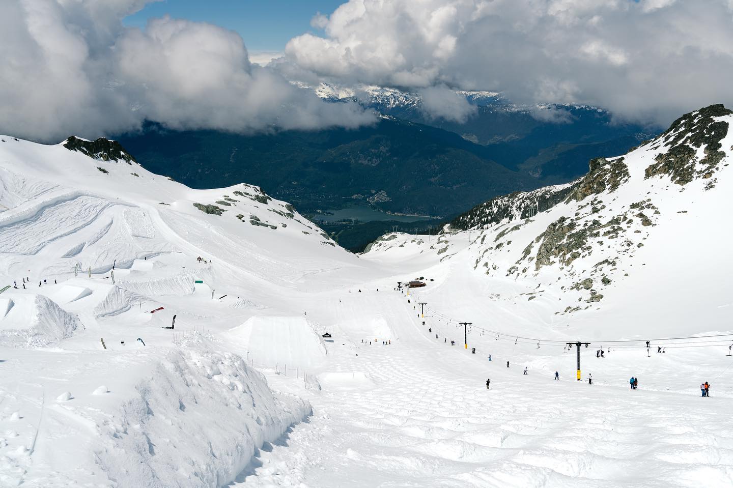 Glacier Horstman à Whistler Blackcomb offrant le ski d'été