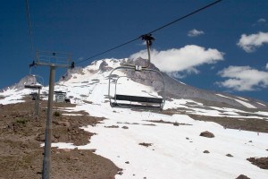 Timberline ski resort offering summer skiing