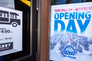 Mt Rose opening day 2022-23 season