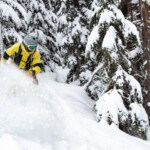 Enjoying some fresh powder in the new Eagle Peak area at Lookout Pass - Photo by Local Freshies®