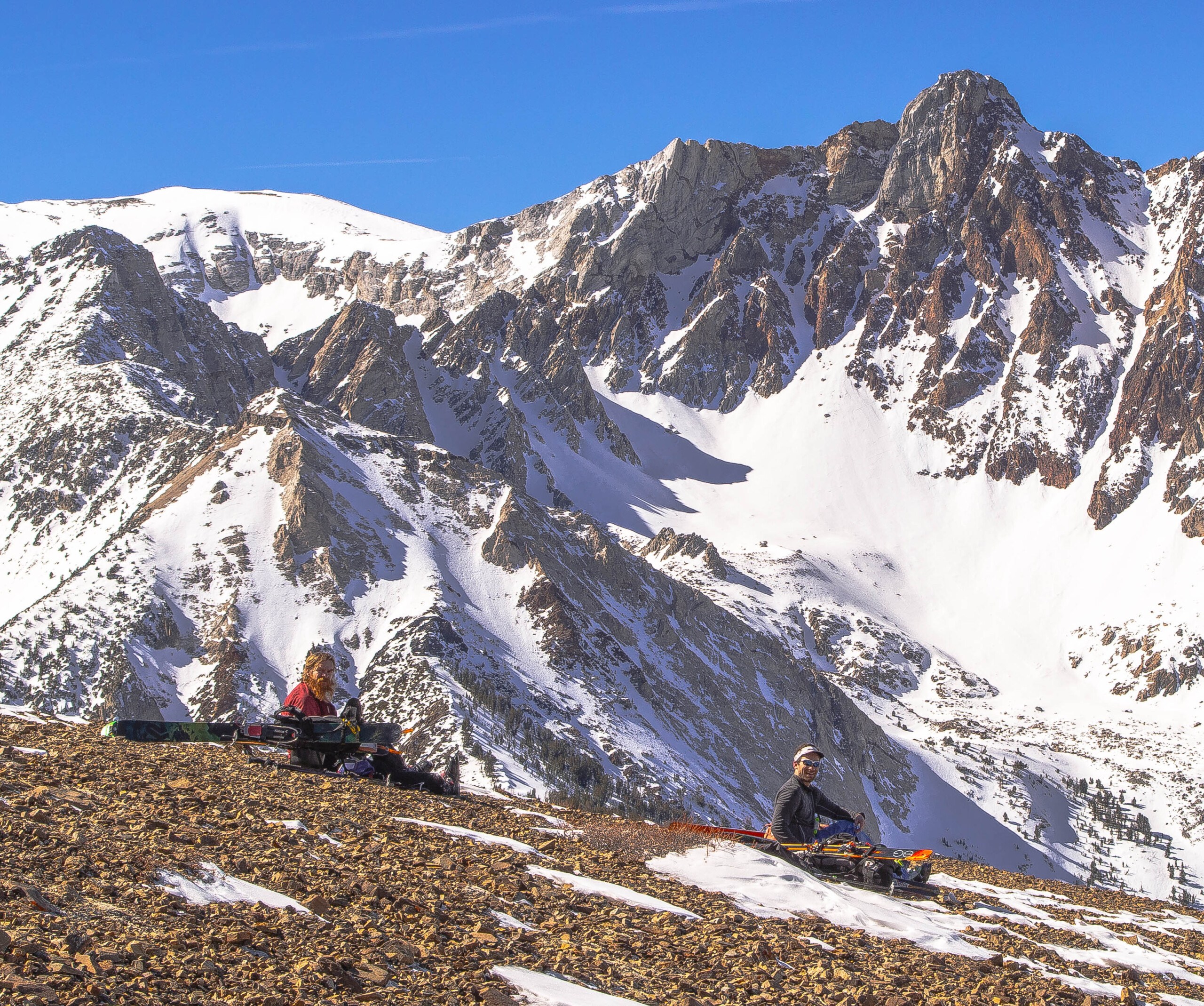 eastern sierra skiing backcountry skiing hiking