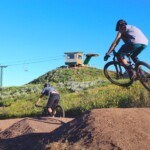 mountain bikers enjoying the new trails at Soldier Mountain