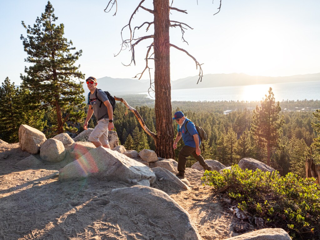 hiking in van sickle bi-state park lake tahoe