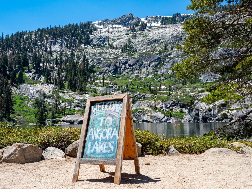 angora lakes in lake tahoe