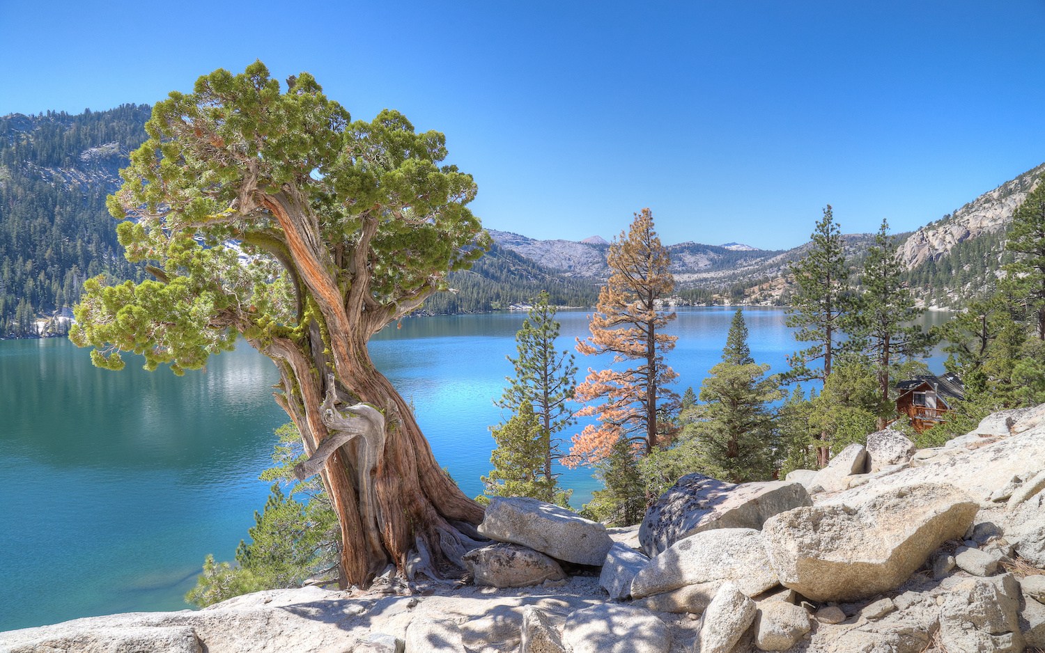 echo lakes in lake tahoe desolation wilderness
