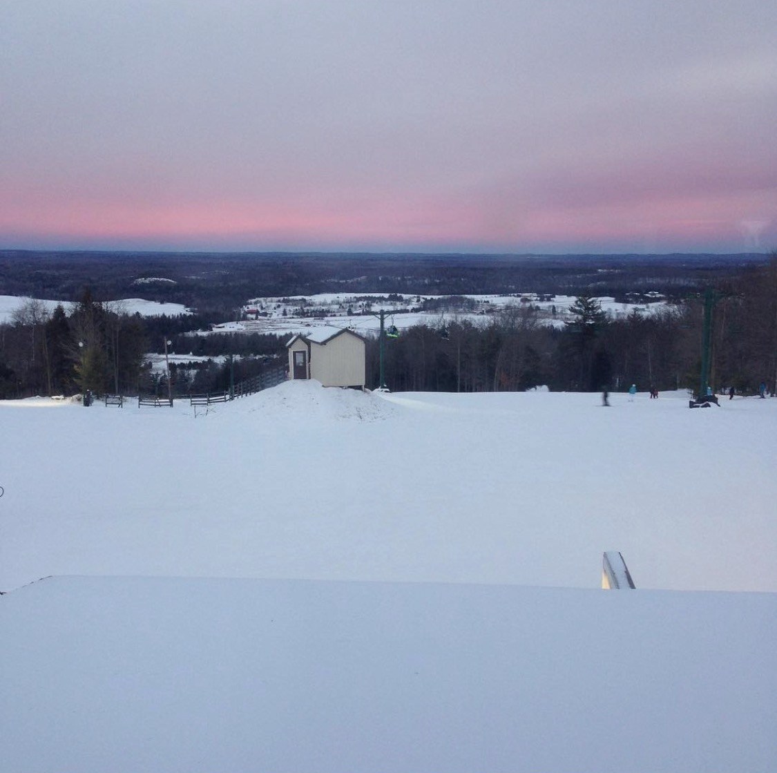 Norway Mountain at dawn in Upper Peninsula Michigan