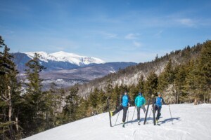 Overlooking the White Mountains at Black Mountain Ski Area