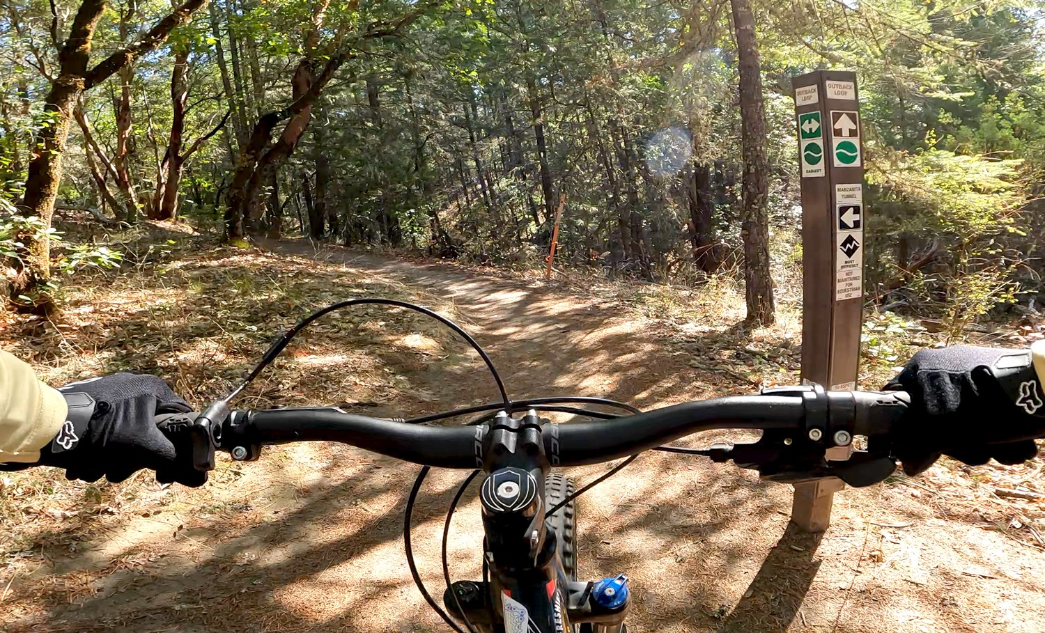 Cathedral Hills trail signs grants pass or