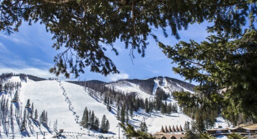 Scenic view of the base at Ski Apache New Mexico
