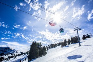 The gondola at Ski Apache