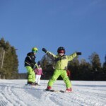 Kid enjoying skiing at Angel Fire Ski Resort