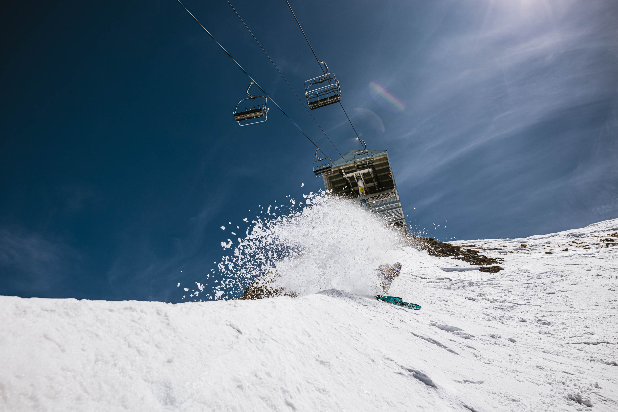 spring skiing at Mammoth Mountain