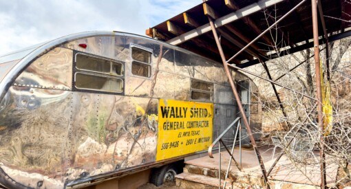 new mexico hot springs ojo caliente vintage trailer