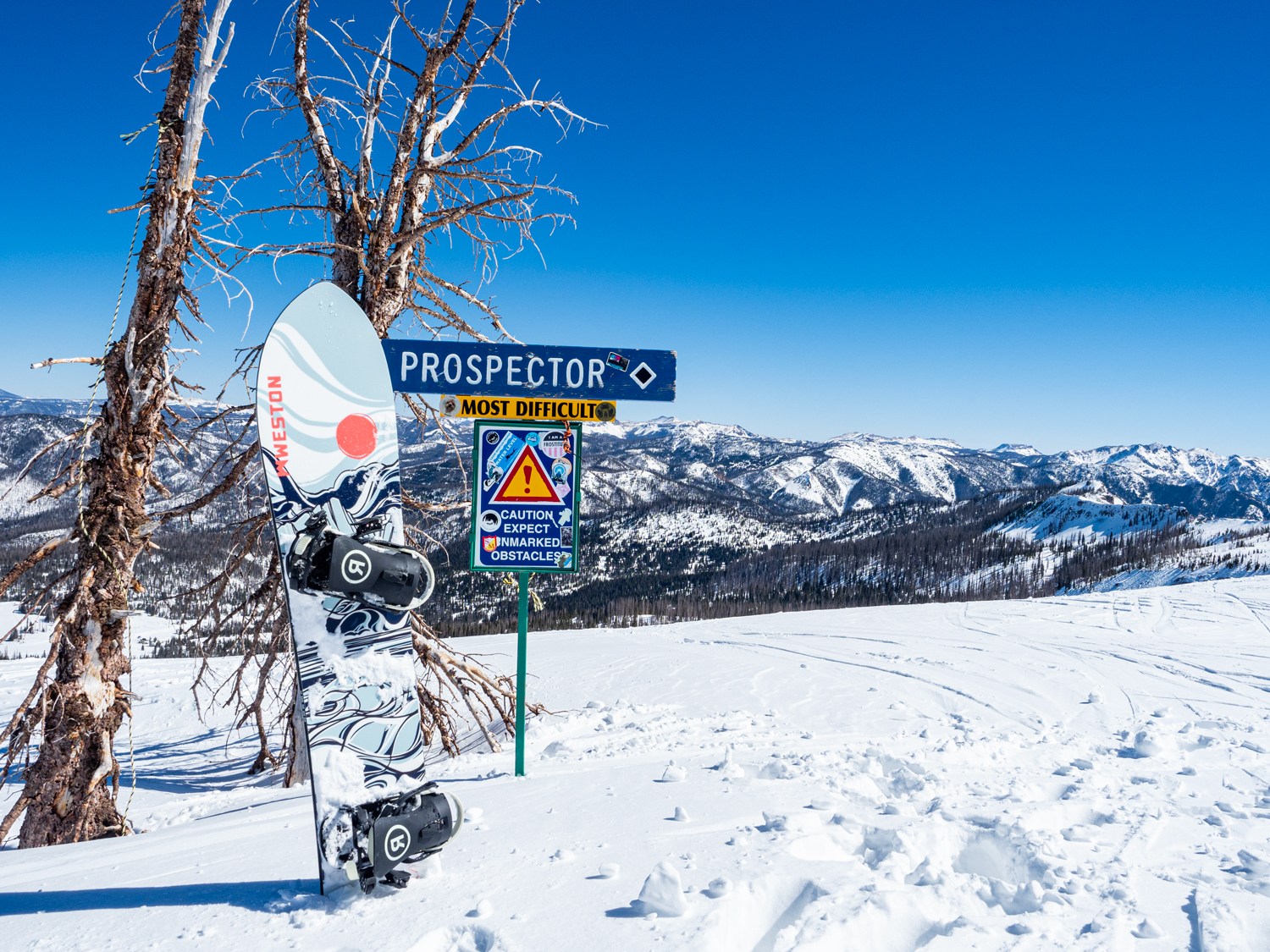 The Weston Revel Snowboard in Colorado