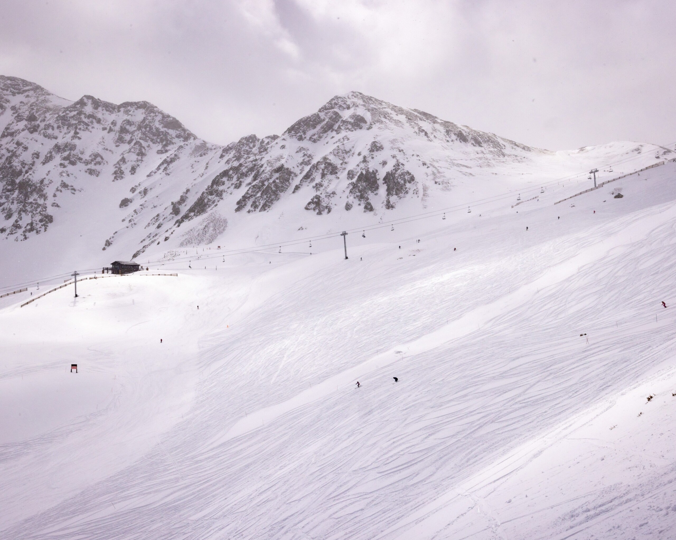 a snowy powder day on May 5th 2024 at Arapahoe Basin