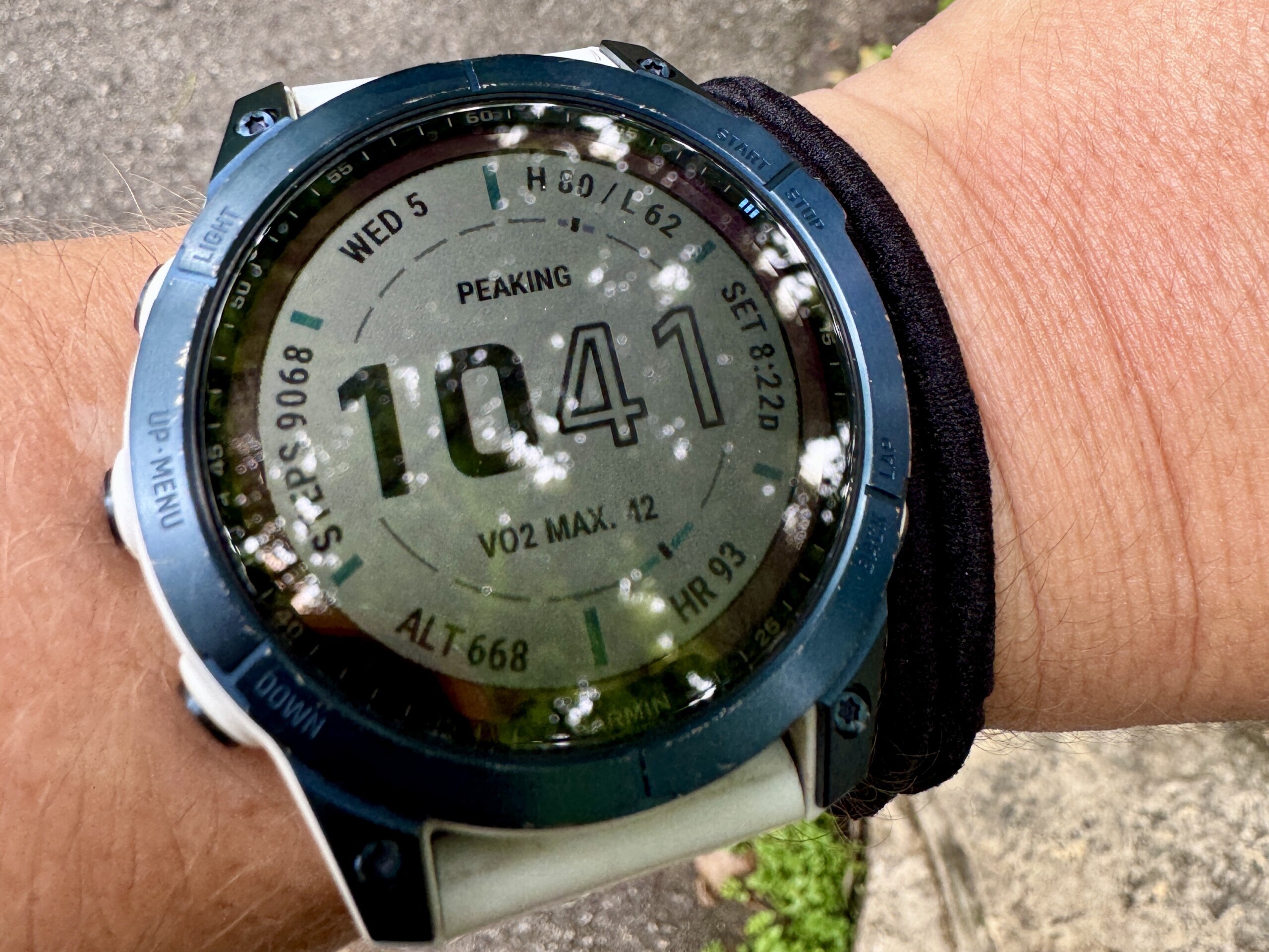 Garmin Fenix 7S Sapphire Solar watch