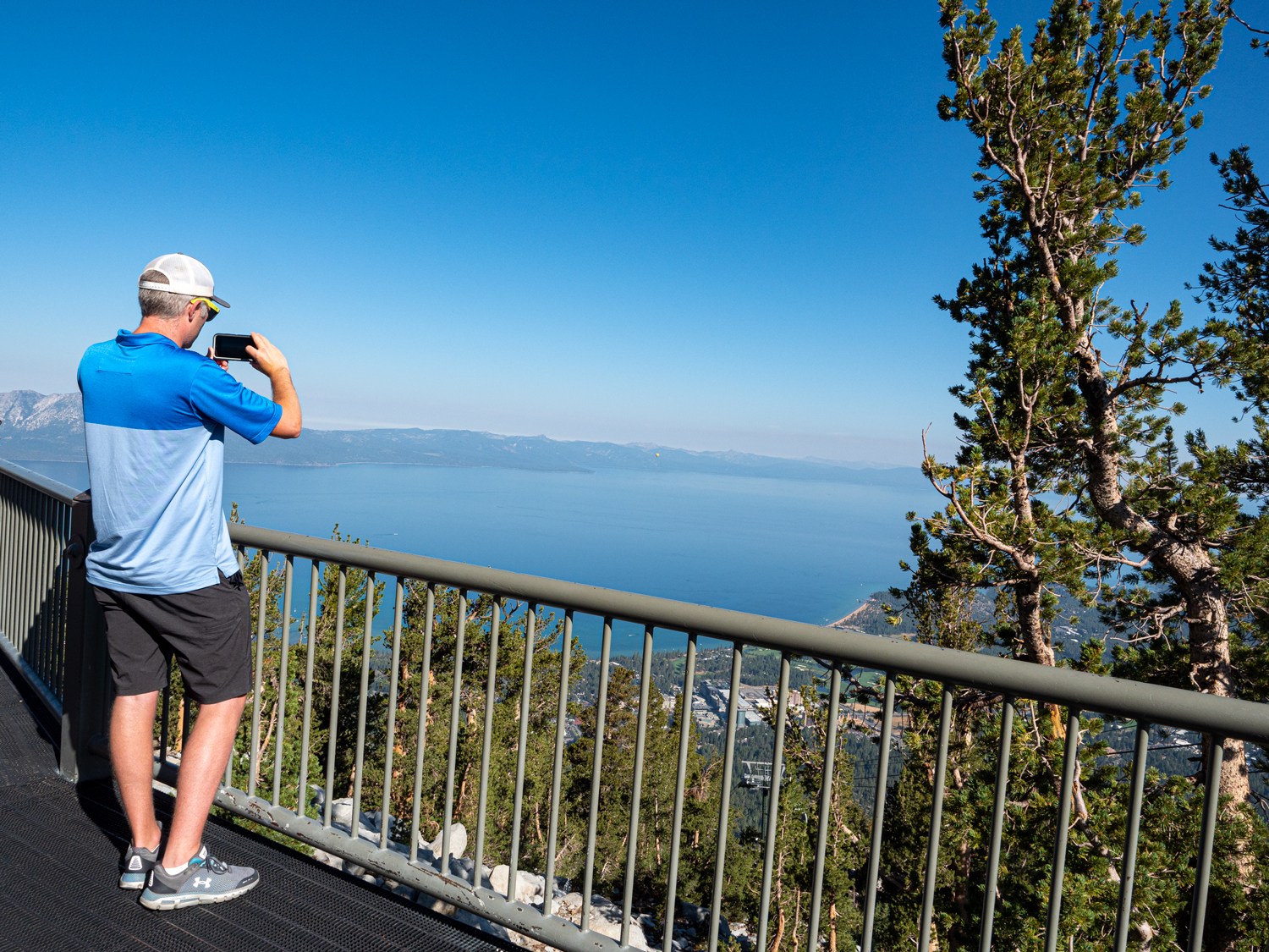 View from the lookout at the top of the Heavenly Gondola