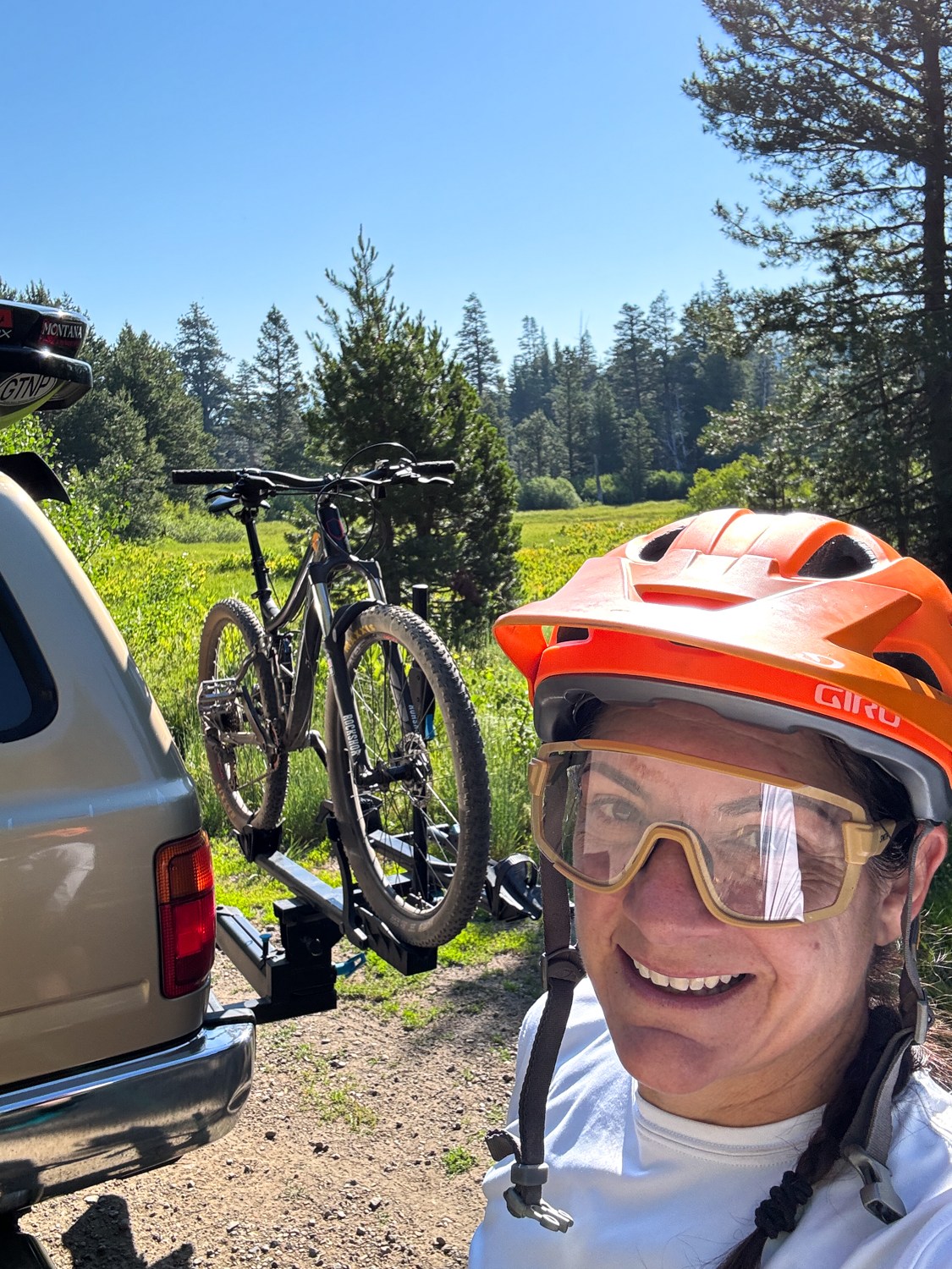 gravel hunting on my mountain bike