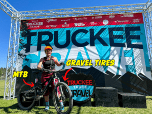 gravel tires on mountain bike