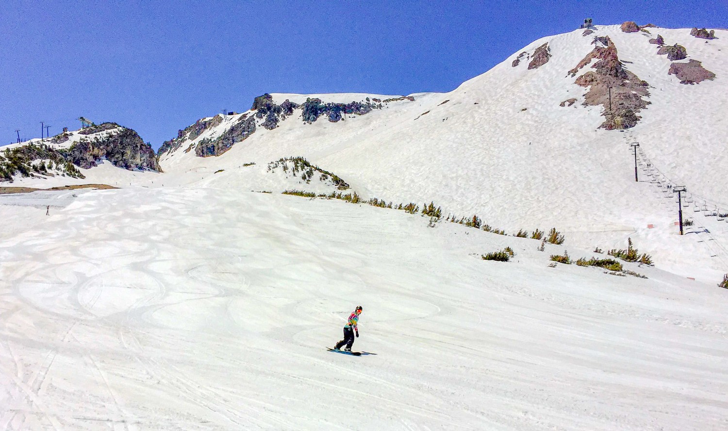 Mammoth Mountain June skiing