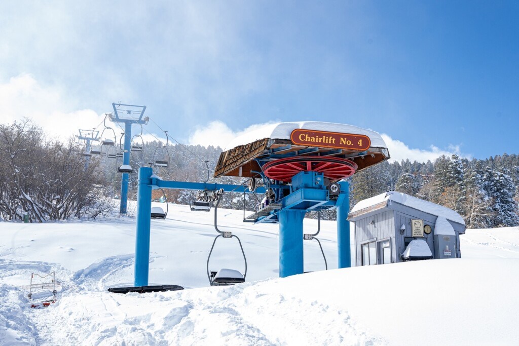 3 feet of snow at Sandia Peak on November 8 2024