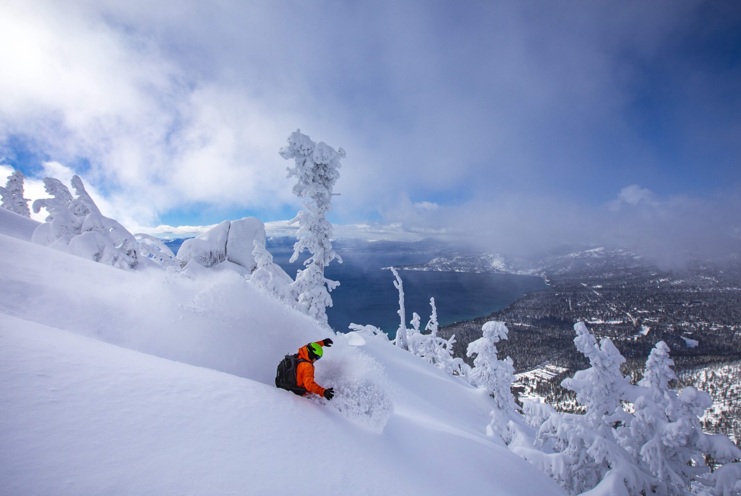 A DEEP powder day at Solitude Canyon at Diamond Peak Ski Area