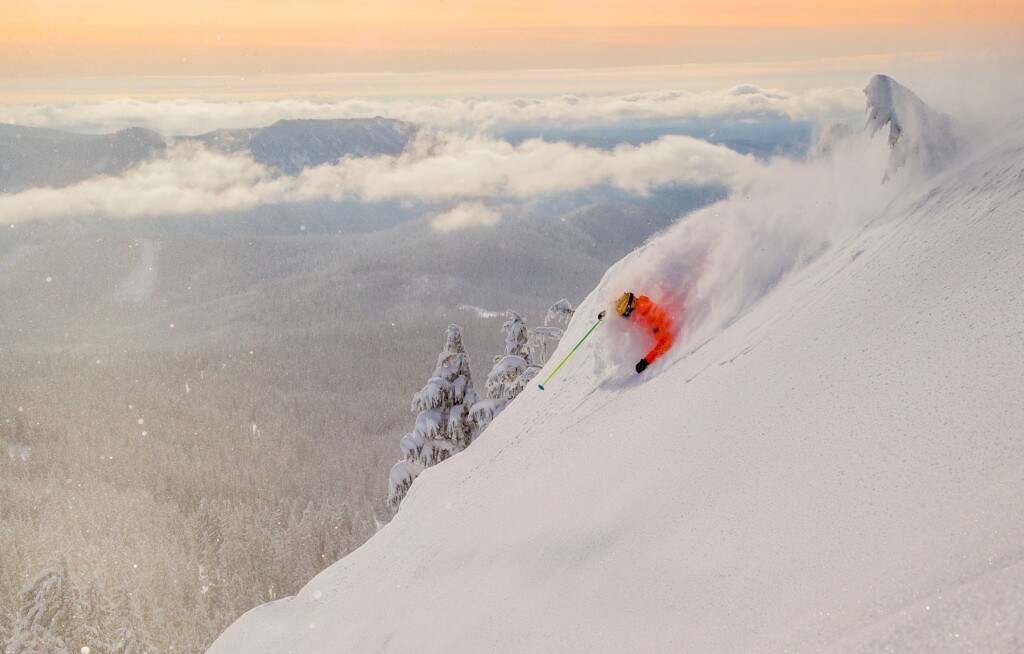 powder day at Mt Hood Meadows