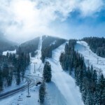 Fresh snow at Arizona Snowbowl in mid April