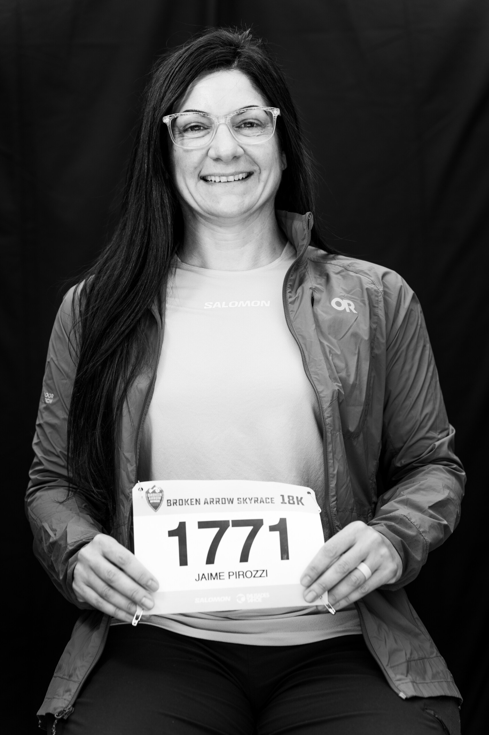 photo portrait first trail race Broken Arrow Skyrace 2025