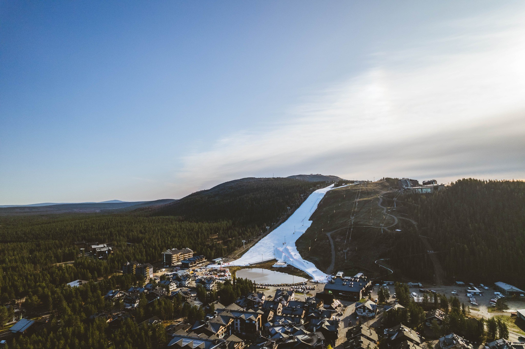 Snow farming applied at Levi Ski Resort in Finland
