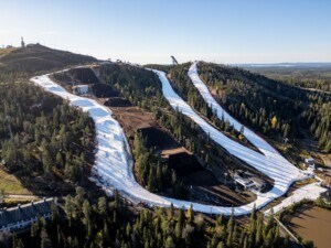 early October skiing at Ruka ski resort