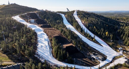 early October skiing at Ruka ski resort