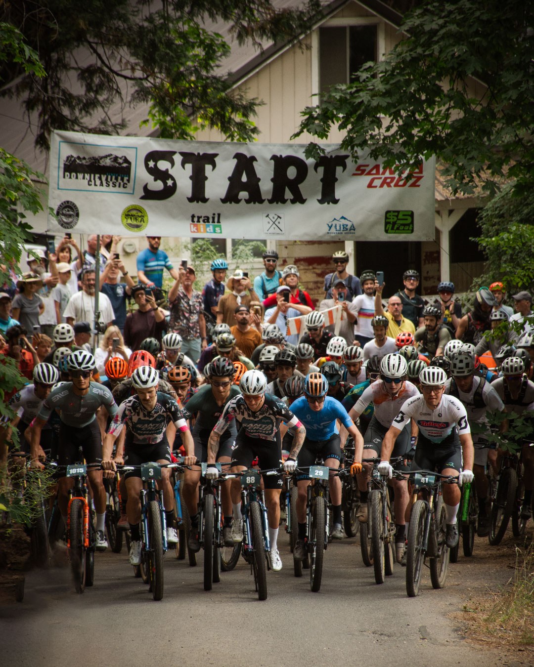 Start of the Downieville Classic