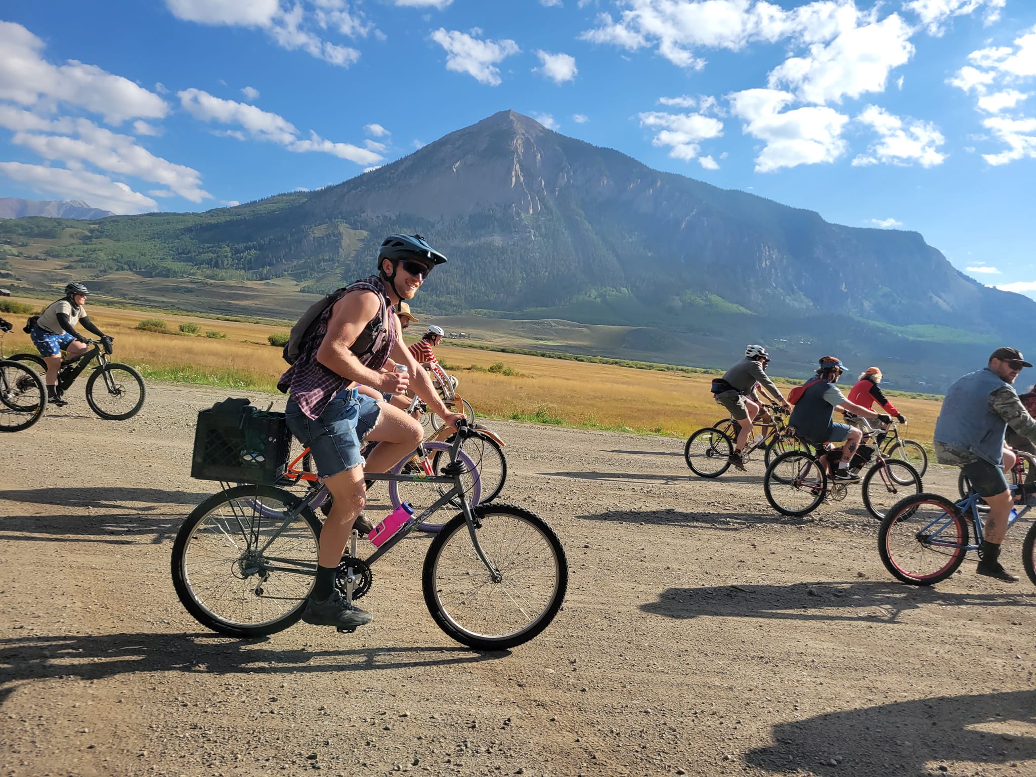 riders from Kingston New York enjoying Pearl Pass Tour