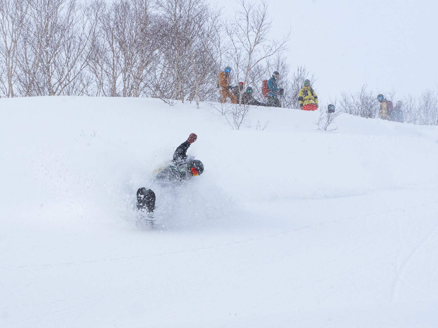 Hachmantai catskiing in Tohoku Japan
