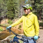 XL Outdoor Research Shadow Wind Hoodie on man that is 6 feet 3 inches tall