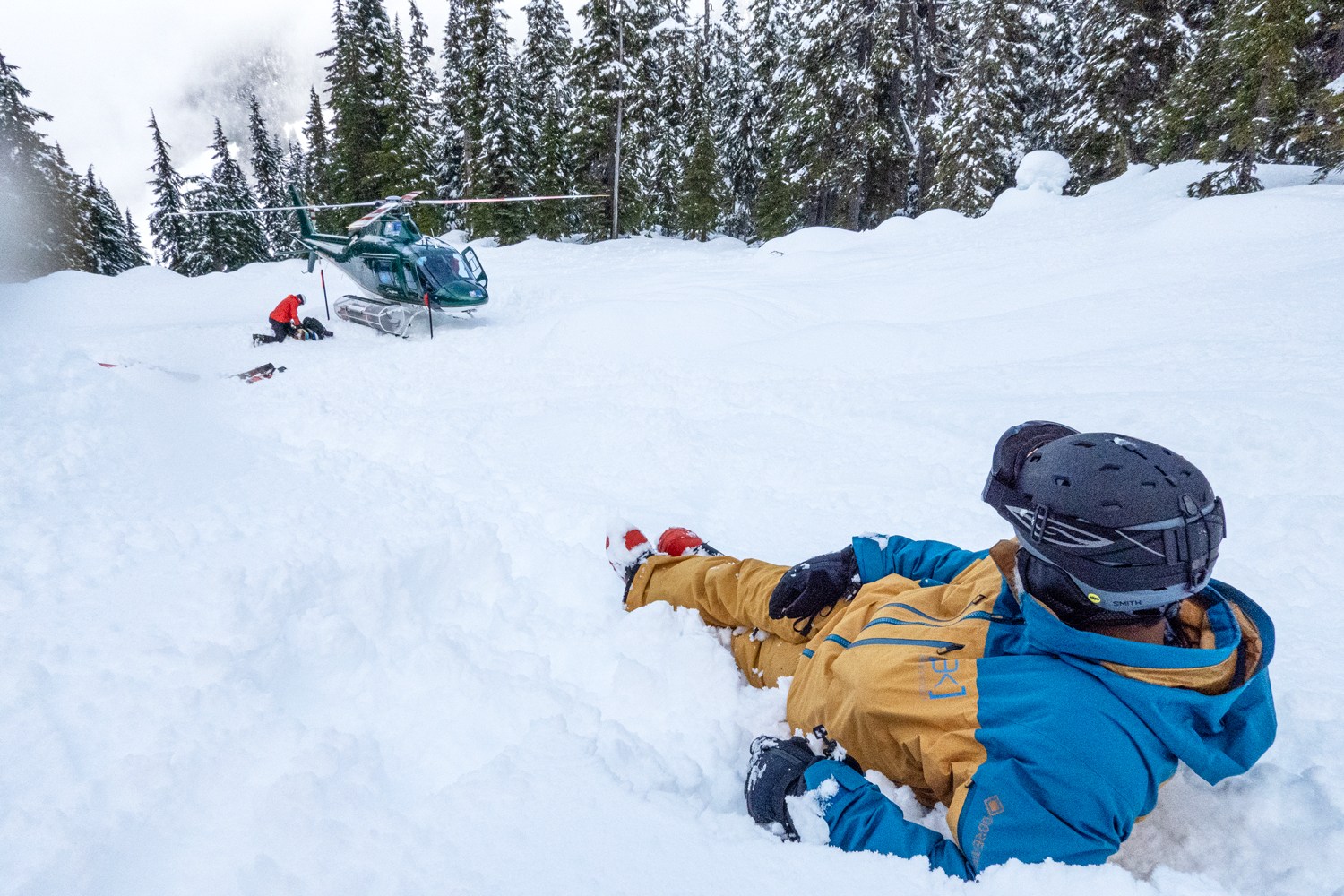 heli skiing in British Columbia