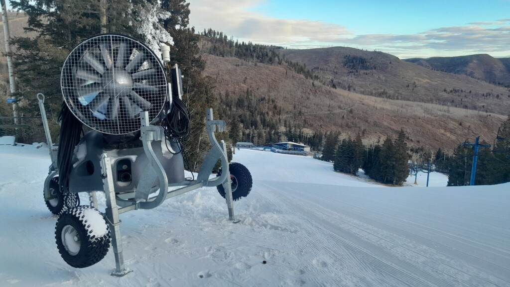 snowmaking expansion at Pajarito Mountain Resort