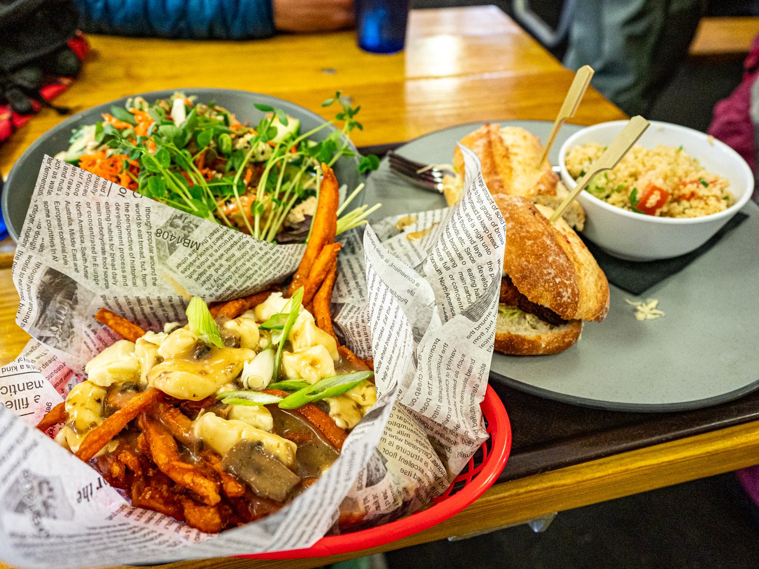 The incredible food at Fresh Tracks Cafe at Whitewater Ski Resort