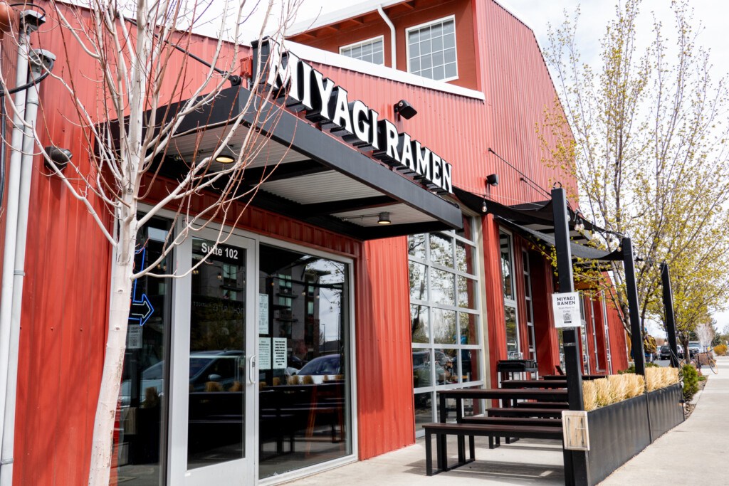 Exterior of Miyagi Ramen in Bend Oregon